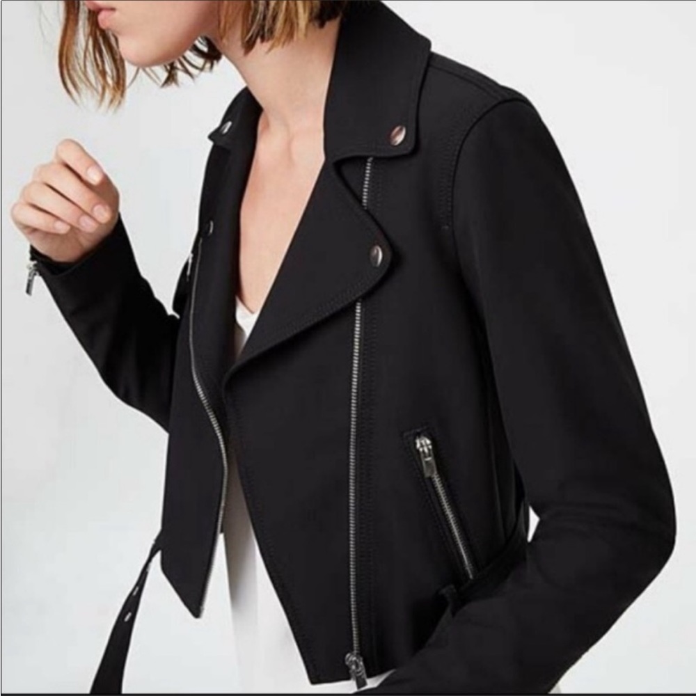 Club Monaco Lacarra Moto Jacket size XS - Picture 2 of 10
